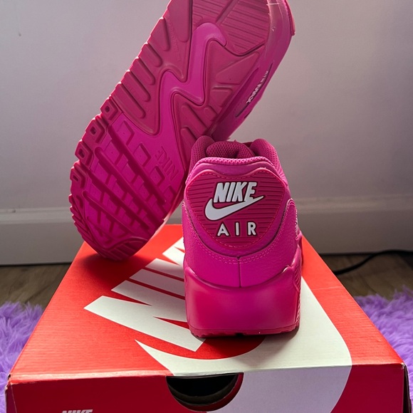 Nike Women's Hot Pink Air Max Sneakers - Picture 4 of 4